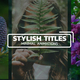 Simple and Minimal Titles | MOGRT - VideoHive Item for Sale