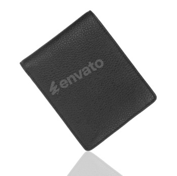 black wallet isolated