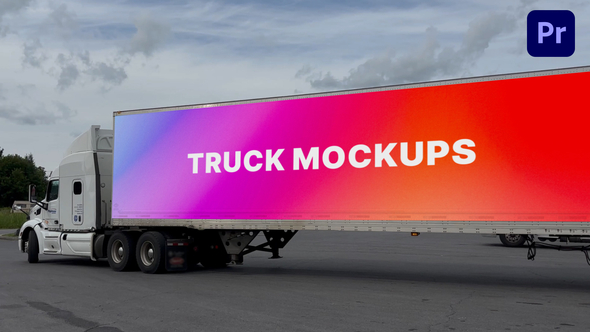 Cargo Truck Mockups