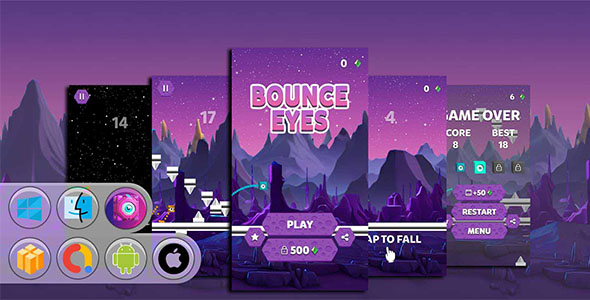 Bounce Eyes Game Template