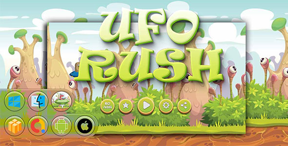 UFO Rush 2 Game Template