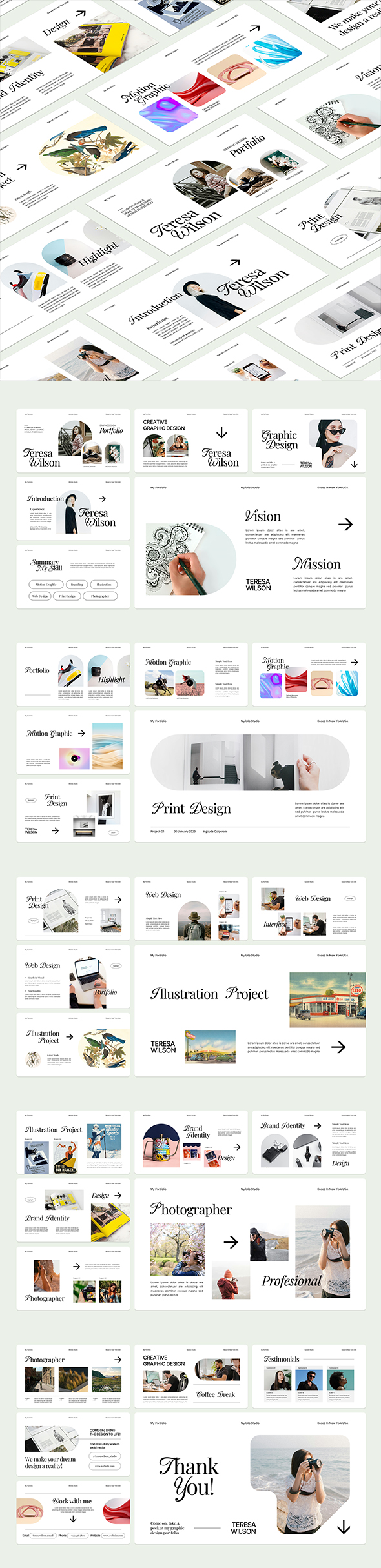 Personal Portfolio Powerpoint Template