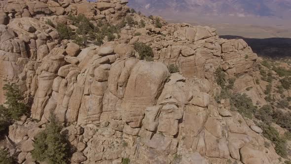 Aerial Shot Rock Formation