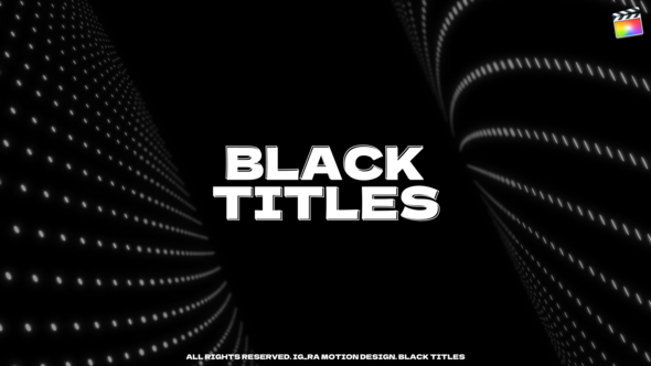 Black Titles | FCPX alt