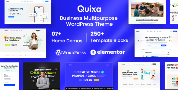 Quixa – Multipurpose WordPress Theme – 0 Sold!