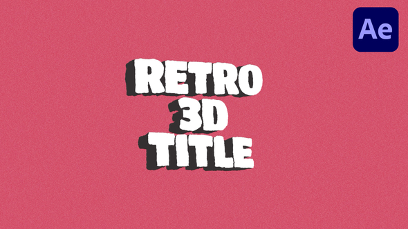 Retro 3D Titles | AE
