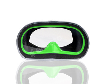 diving mask on white background