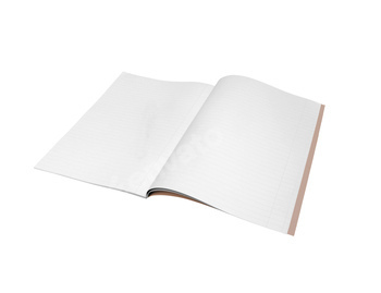 notebook isolated on white background