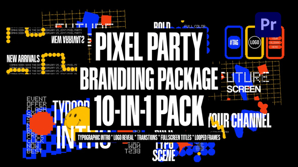 Pixel Party: New Branding Package