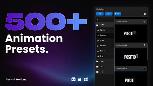 MotionTool | 500+ Animation Presets For After Effects