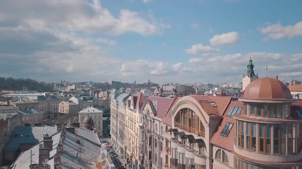 Aerial City Lviv