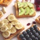 Assortment of Healthy Fresh Breakfast Toasts - VideoHive Item for Sale