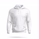 Blank white sport hoodie with hood mockup, looped rotation - VideoHive Item for Sale