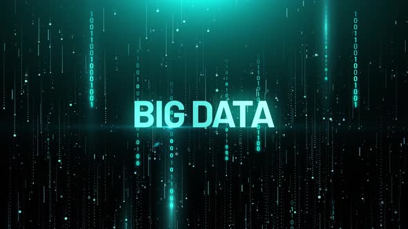 Big Data Binary Matrix Digital Animation