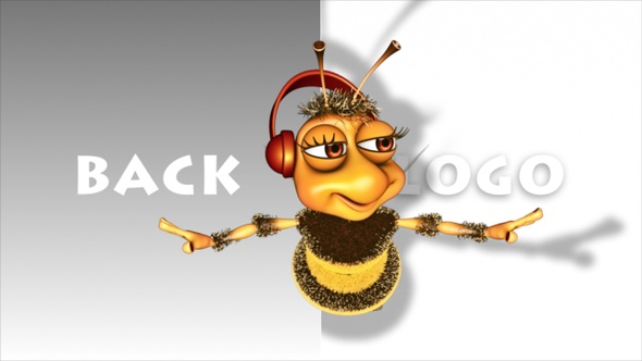 Funny 3D Bee - Billboard   Show 4