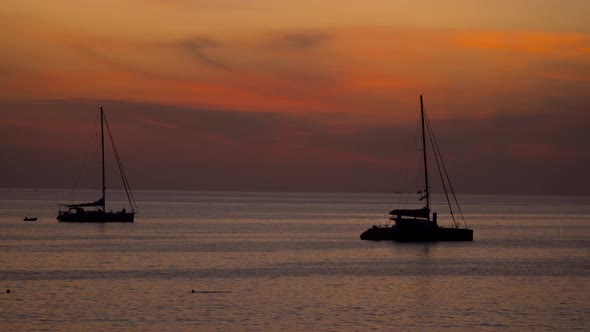 Timelapse of Sunset Landscape at Phuket