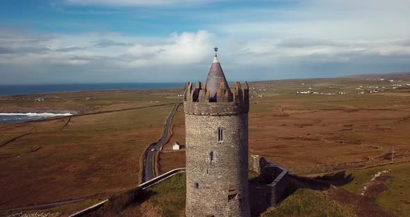 Doonagore In Doolin, Ireland