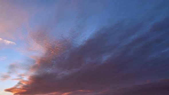 Clouds Timelapse Epic Red Sky Sunset