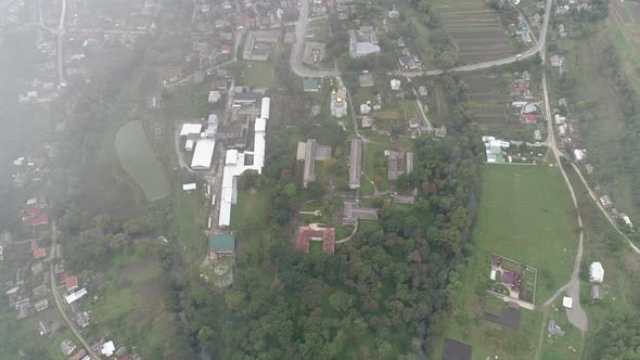 Aerial view of a city alt