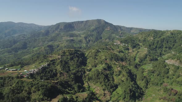 Rice Terraces in the Mountains