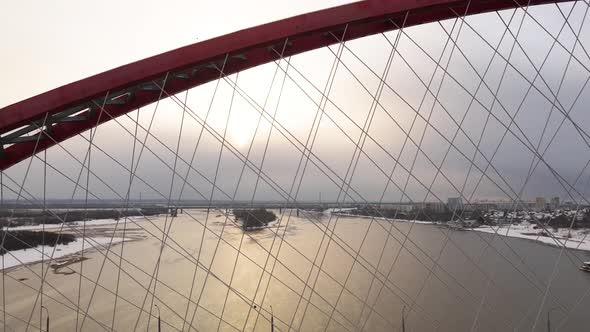 A Quick Panorama of the Novosibirsk Bridge