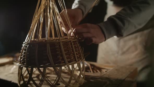 Process of Making Wicker Basket