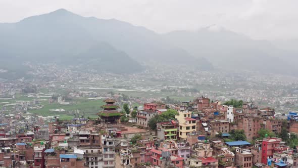 Aerial View Kathmandu Nepal