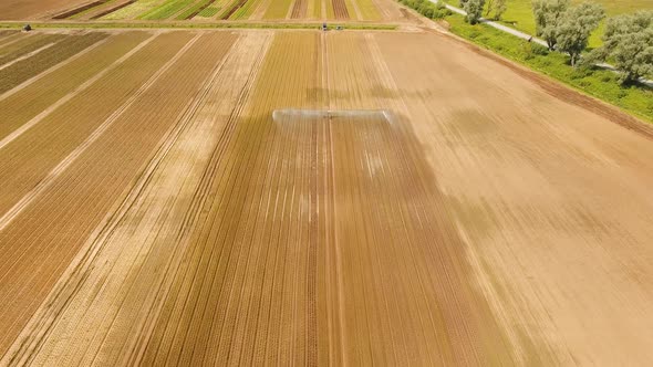 Irrigation System on Agricultural Land