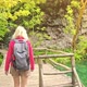 Girl Walking in Plitvice Lakes National Park - VideoHive Item for Sale