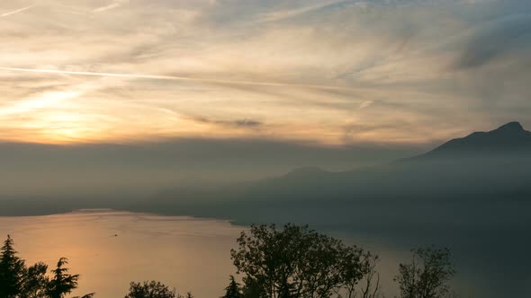 Sunset On The Lake