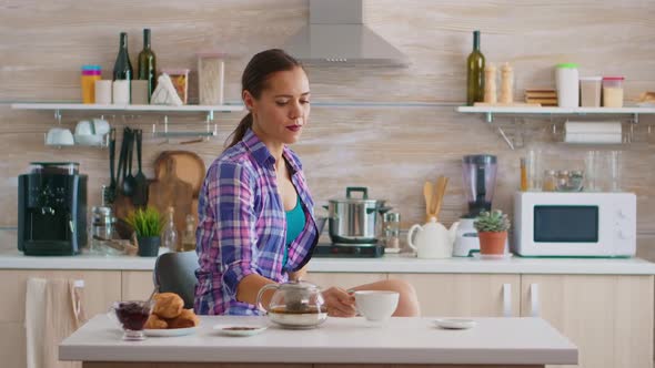 Drinking Tea in the Kitchen