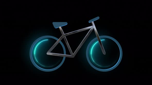 Bicycle 3D icon