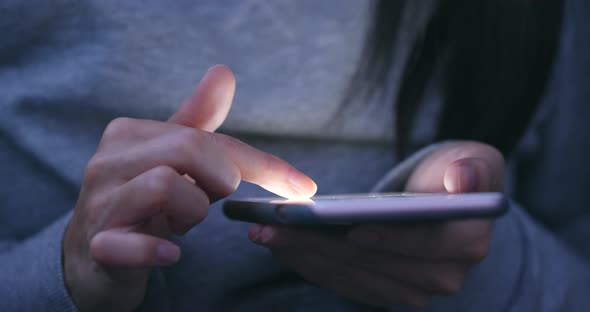 Woman Using Smart Phone