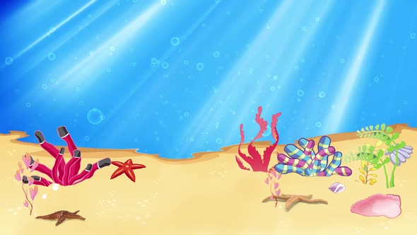 Cartoon 2d Undersea
