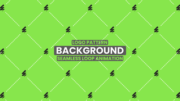 Seamless Animation Logo Background