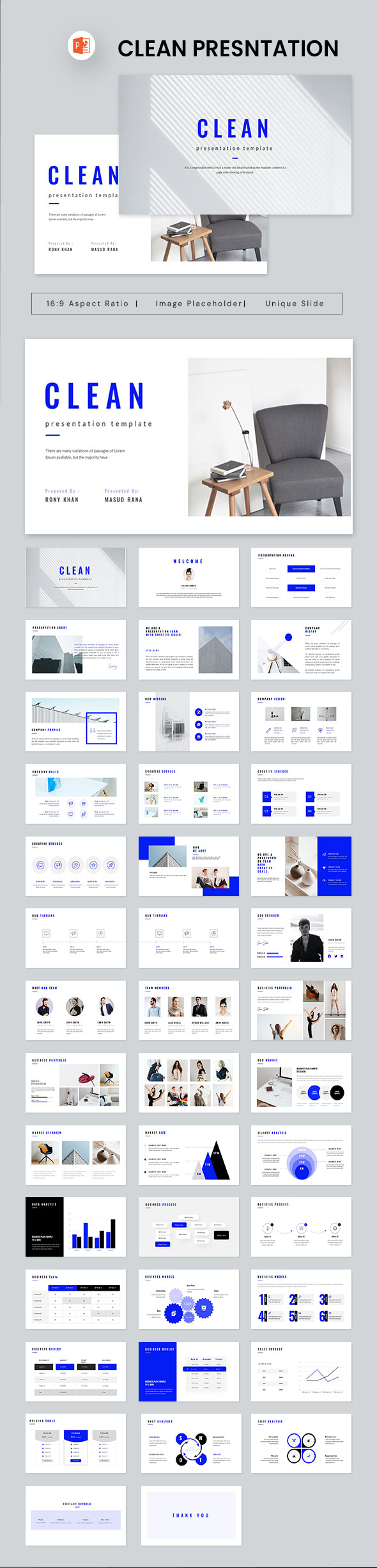 Clean PowerPoint Template