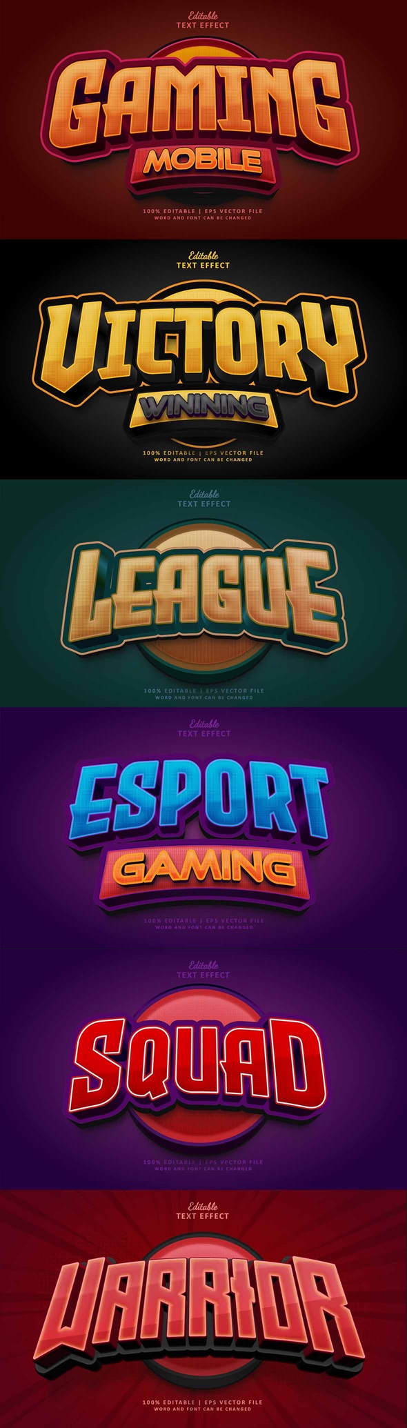 Text Effect Game Mobile