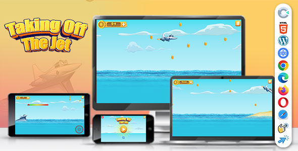 Taking Off The Jet ( Construct | C3P | CAPX | HTML5 ) Mini Game