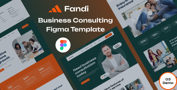 Fandi - Business Consulting Figma Template