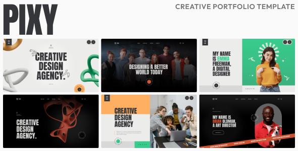 Pixy - Creative portfolio template