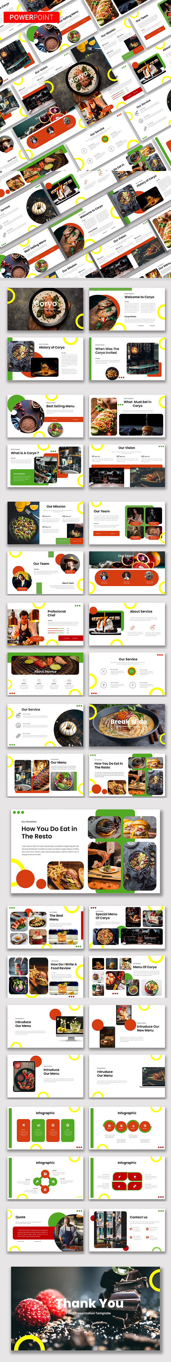 Coryo - Food Presentation Template