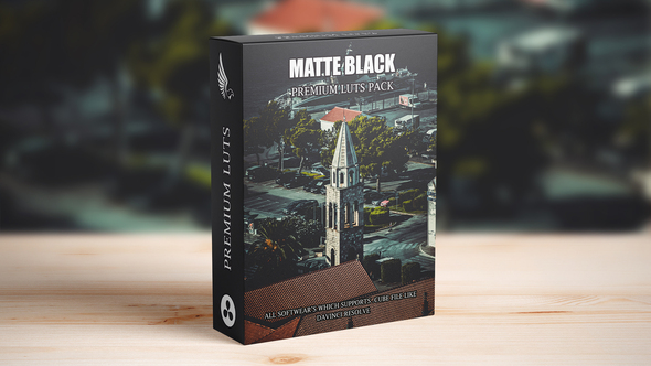 Cinematic Matte Black Dark Film Moody LUTs Pack