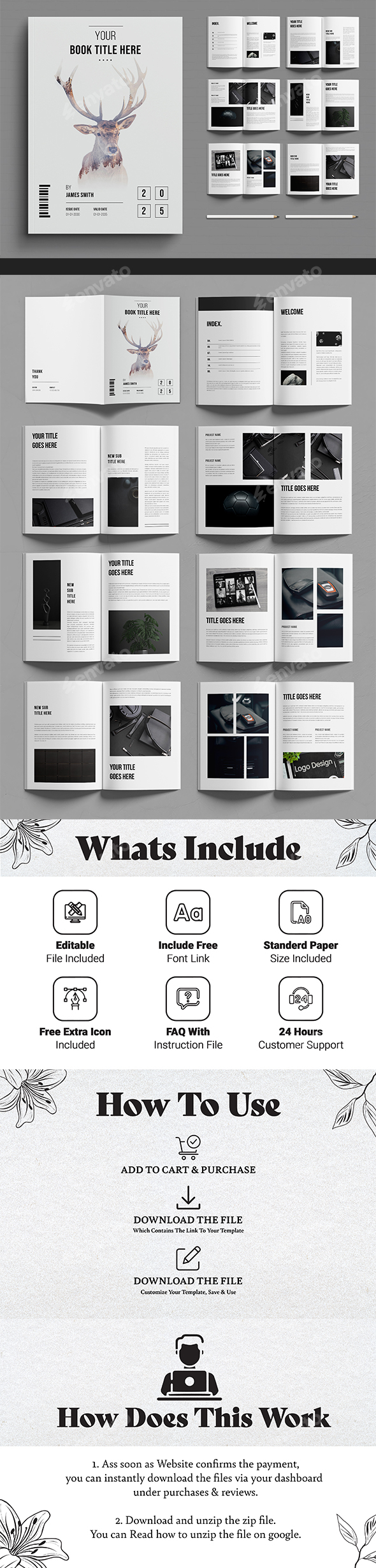 Book Template Design