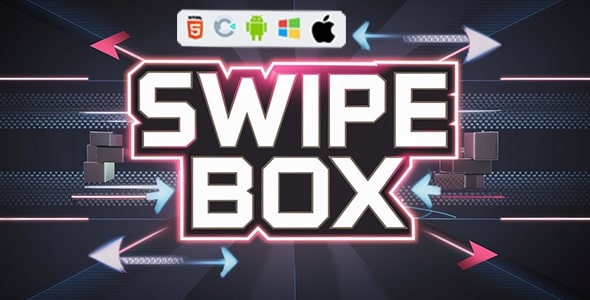 Swipe Box - HTML5 Game (Construct 3) + Admob