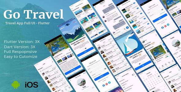 Go Travel - Flutter Full UI for Tour and Travels