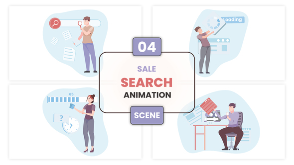 Sale Search Animation Scene