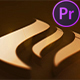 Gold Reflection Logo for Premiere Pro - VideoHive Item for Sale