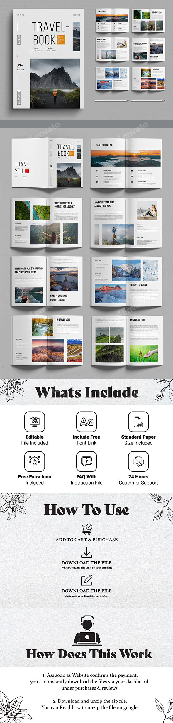 Travel Magazine Template