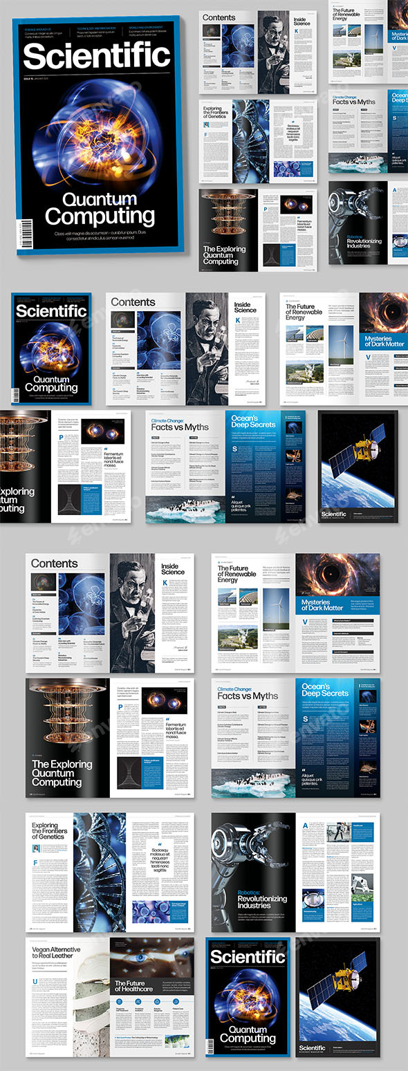 Science Magazine Template