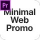 Minimal Web Promo MOGRT for Premier Pro - VideoHive Item for Sale